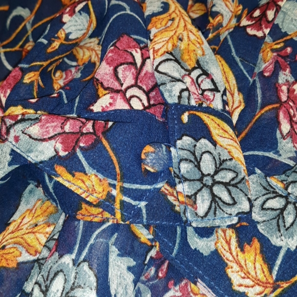 New VINTAGE X AMERICA plus Size LS Flowy Peasant - Picture 10 of 13